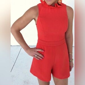 DO+BE Bright Coral Romper